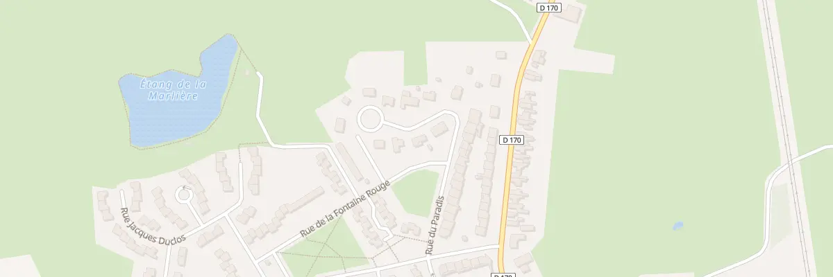 Plan du 51 Rue du Paradis à Fourmies