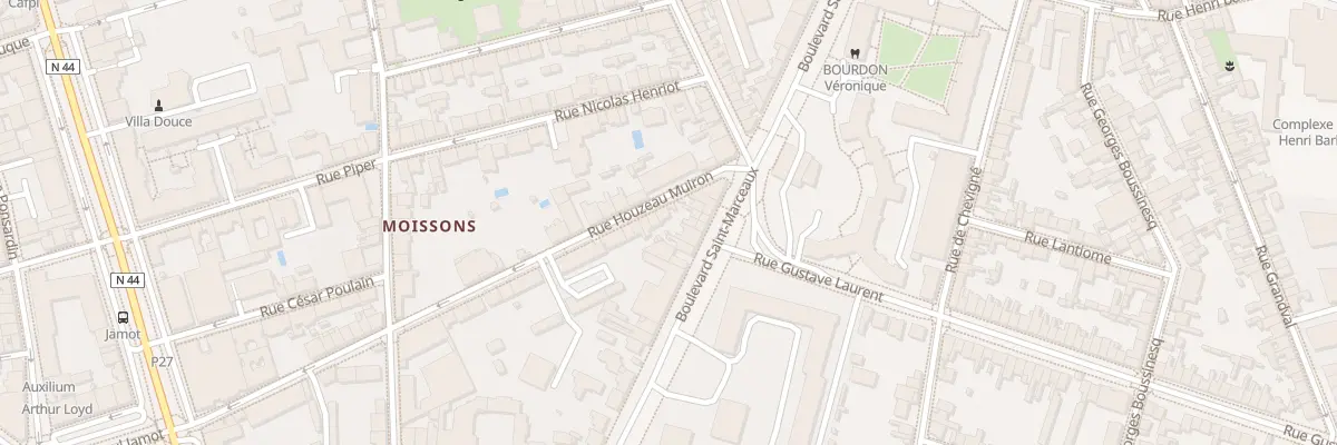 Plan du 38 Rue Houzeau Muiron à Reims