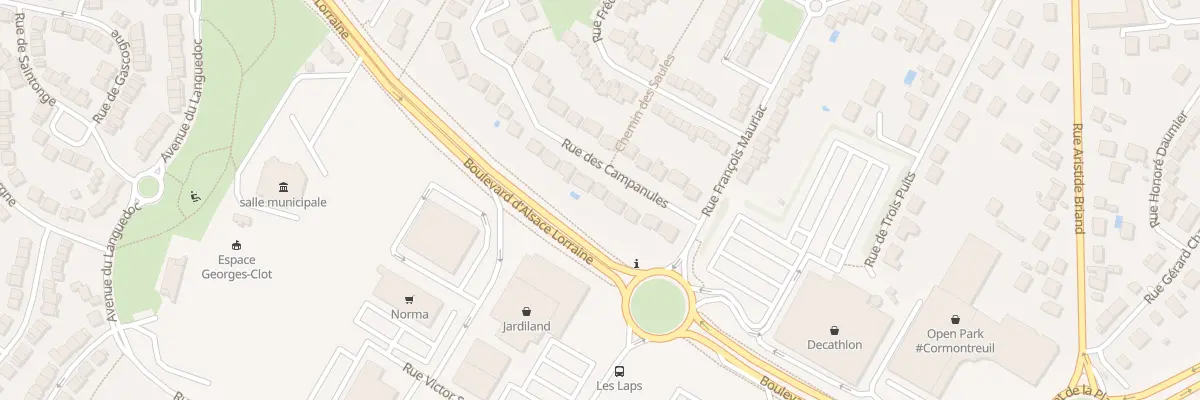 Plan du 9 Rue des Campanules à Cormontreuil