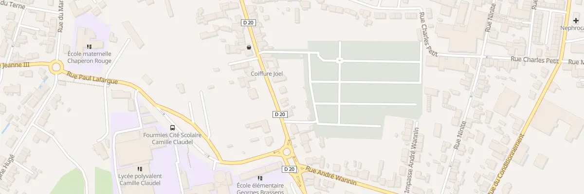 Plan du 53 Rue des Rouets à Fourmies