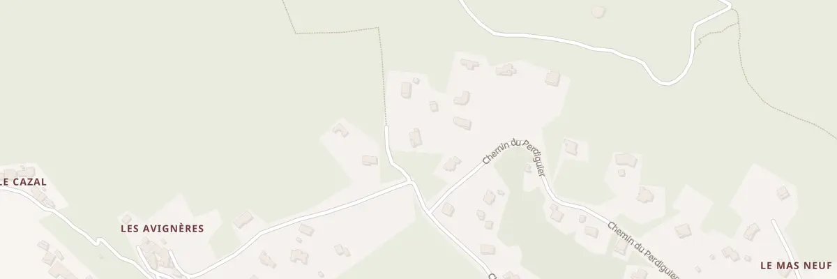 Plan du 12 Chem de la Serre à Cendras