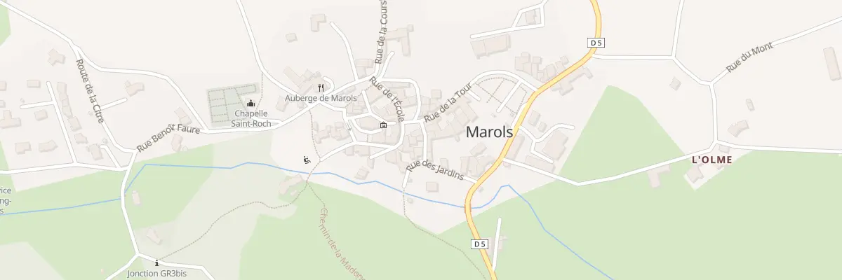 Plan du 2 Rue des Sabotiers à Marols