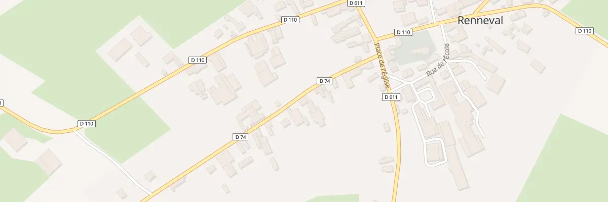 Plan du 4 Rte de Chaourse à Renneval