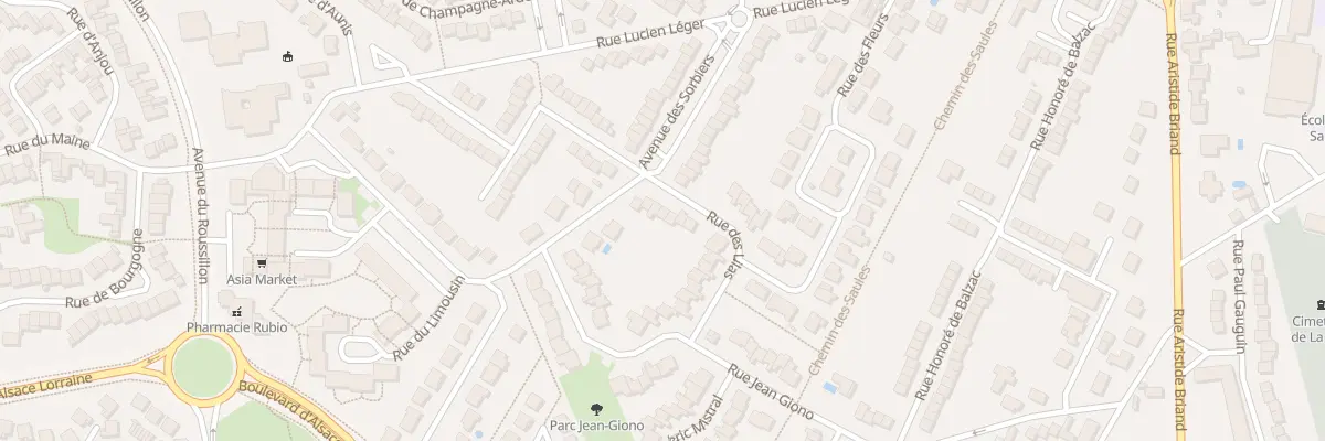 Plan du 8 Rue des Lilas à Cormontreuil