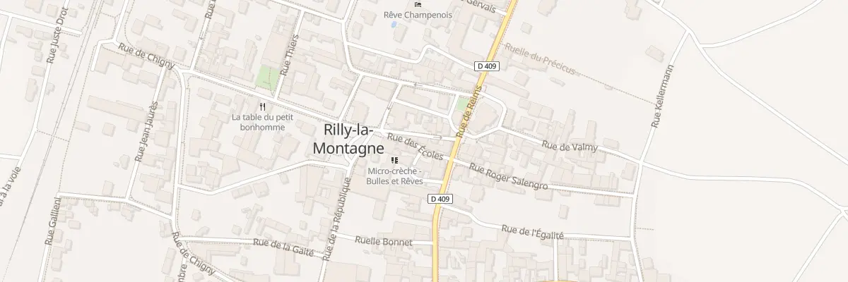 Plan du 3 Rue des Ecoles à Rilly-la-Montagne