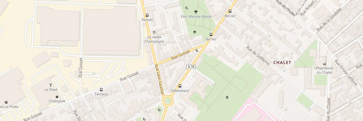 Plan du 122 Rue Gosset à Reims