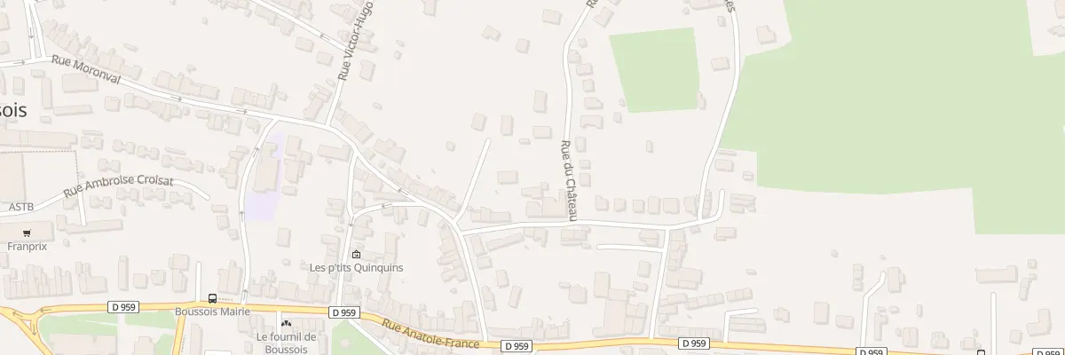 Plan du 59 Rue de la Vieille Eglise à Boussois
