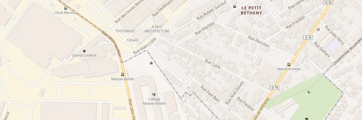 Plan du 48 Rue Paul Bert à Bétheny