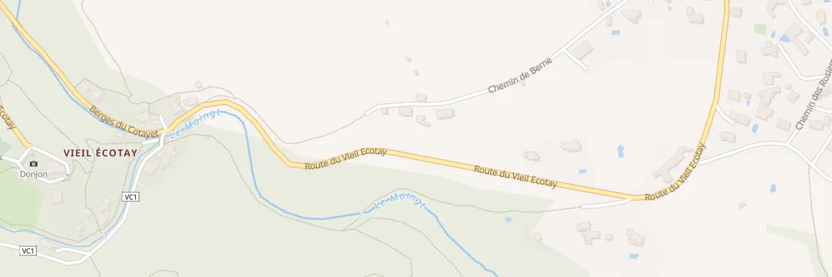 Plan du 21 Che de Berne à Écotay-l’Olme