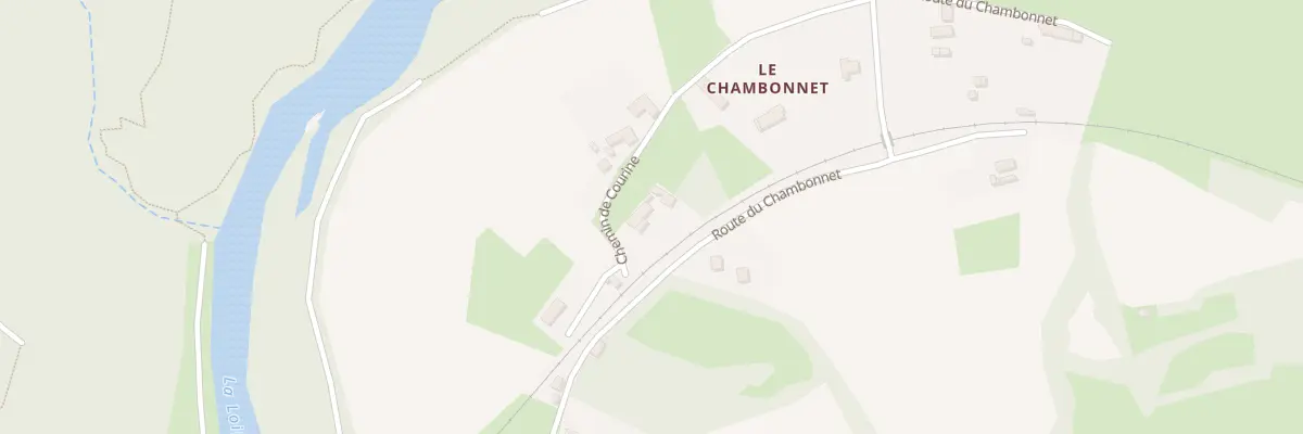 Plan du 313 Che de Courine à Retournac