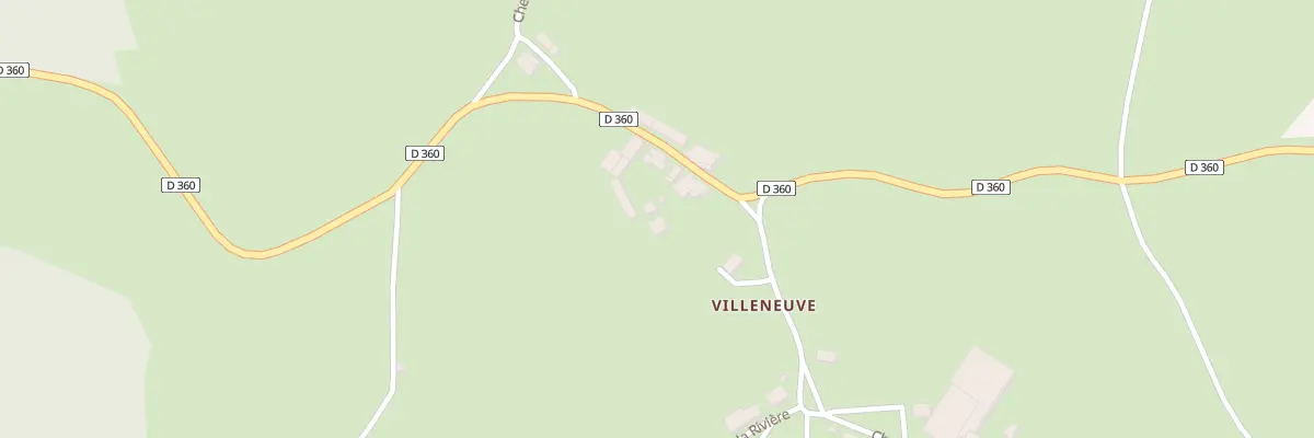 Plan du 167 Hameau de Villeneuve à Sainte-Magnance