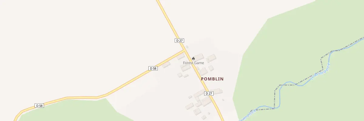 Plan du 1 Rte de Saint Phal à La Loge-Pomblin