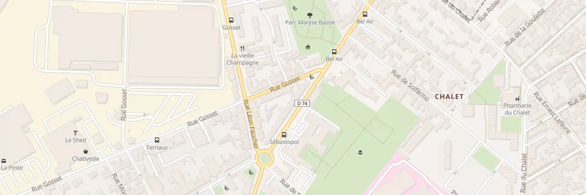Plan du 39 Rue de Bétheny à Reims