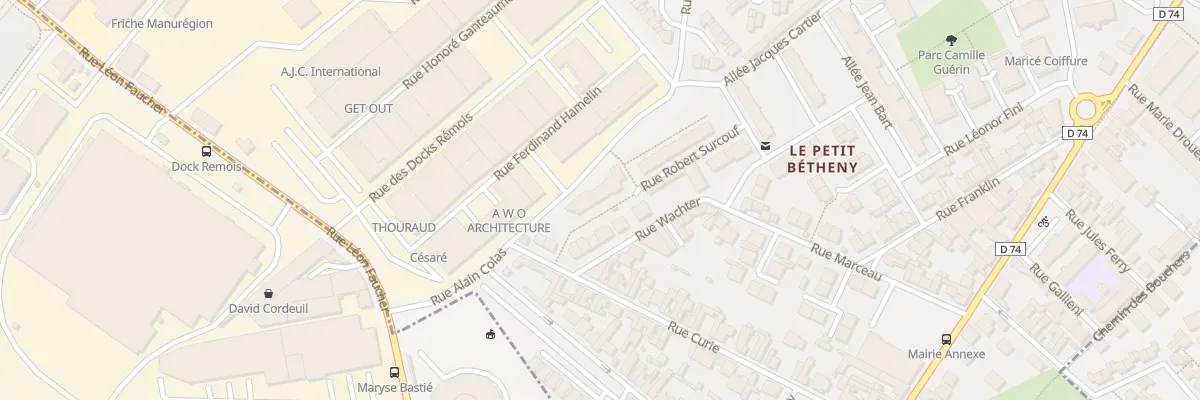 Plan du 3 Rue Alain Colas à Bétheny