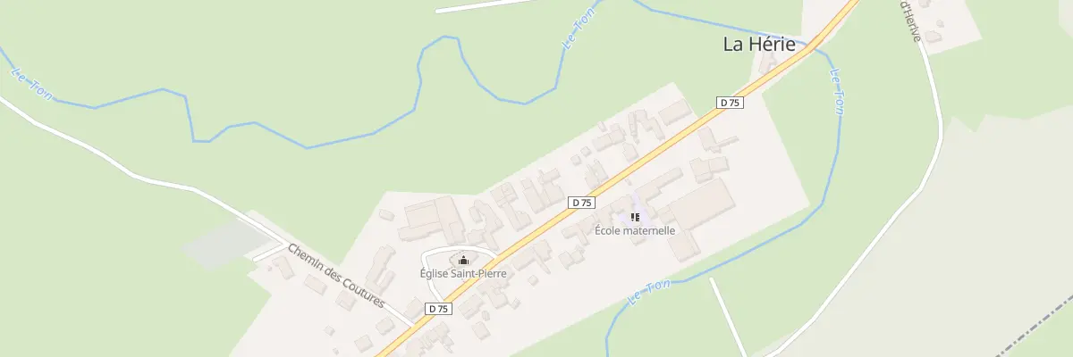 Plan du 25 Rue Maurice Brugnon à La Hérie