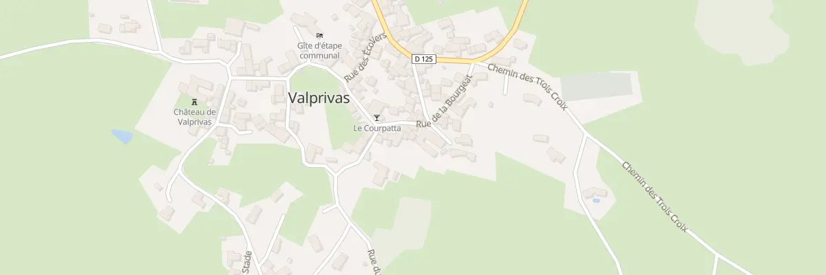 Plan du 120 Rue de la Bourgeat à Valprivas