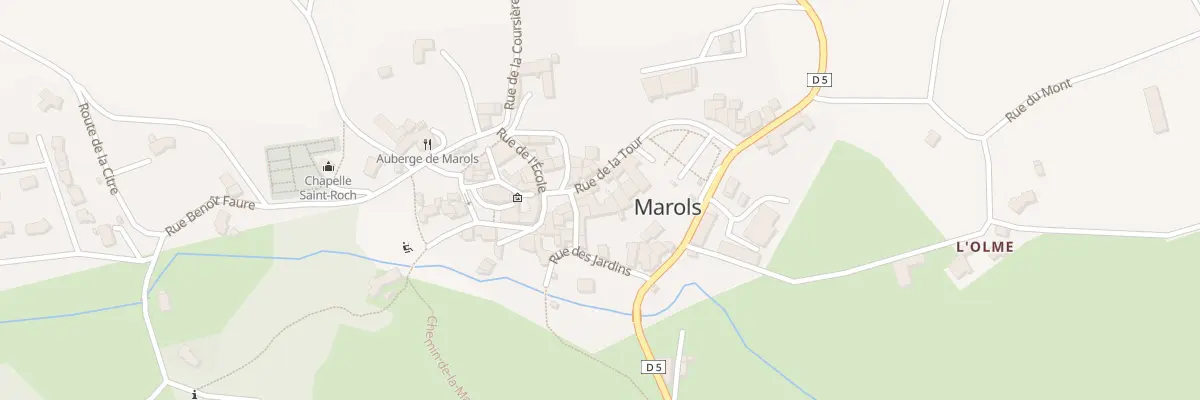 Plan du 6 Rue de la Tour à Marols