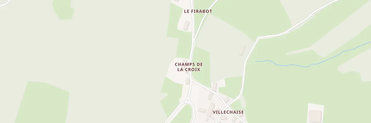 Plan du 134 Champs de la Croix à Glux-en-Glenne
