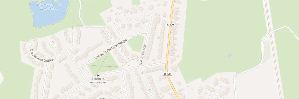 Plan du 46 Rue du Paradis à Fourmies