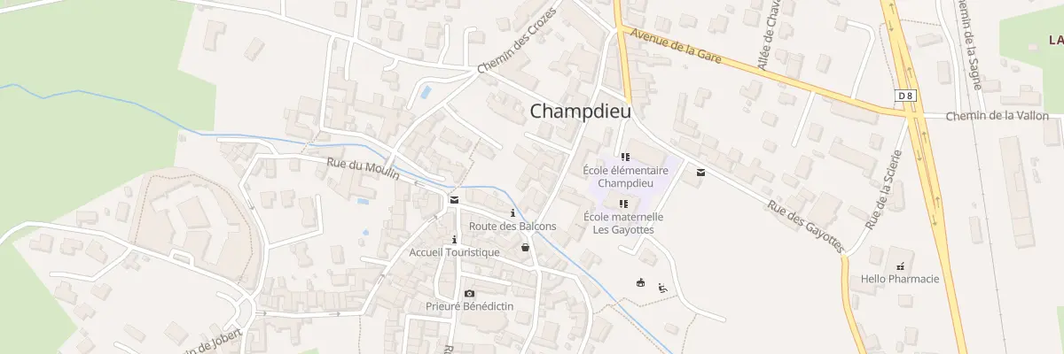 Plan du 37 Rue de la Mairie à Champdieu