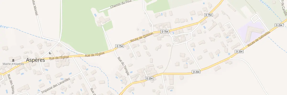 Plan du 5149 Le Mas Bas à Aspères