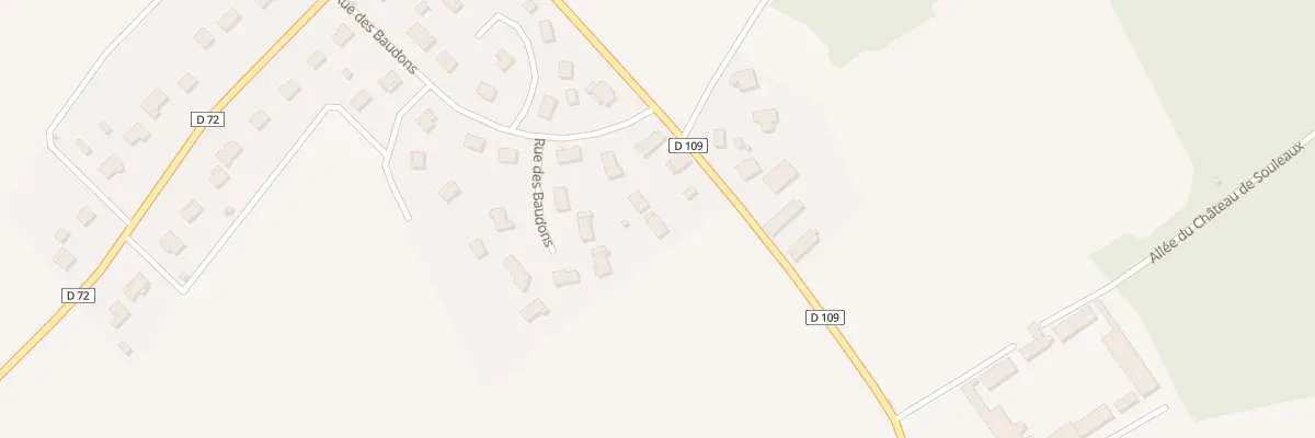 Plan du 28 Rue du Gros Buisson à Saint-Pouange