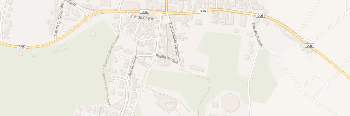 Plan du 16 Rue Gustave Sarazin à Rilly-la-Montagne
