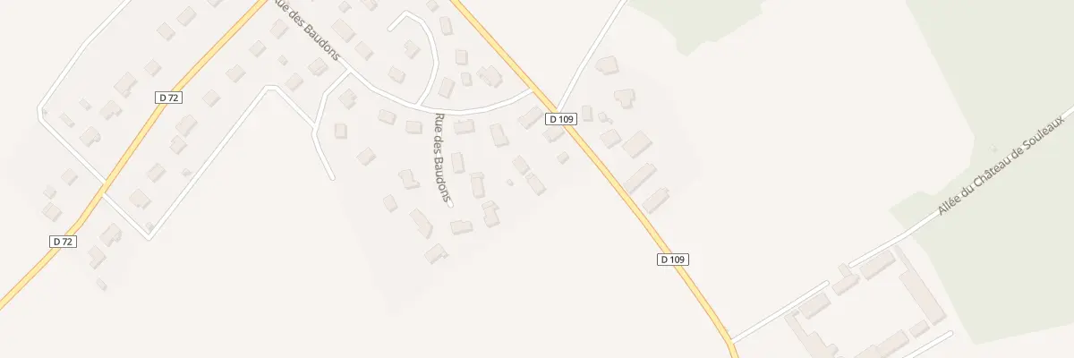 Plan du 28 Rue du Gros Buisson à Saint-Pouange