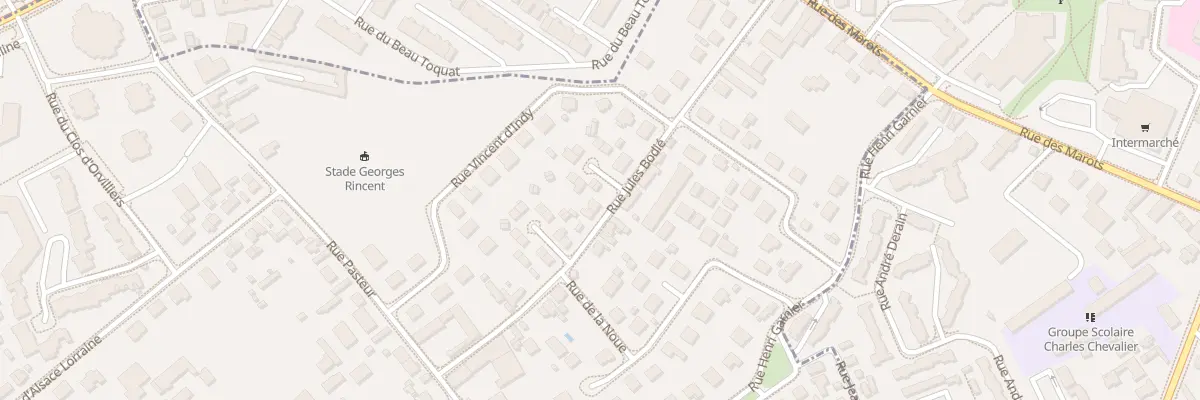 Plan du 27 Rue Jules Bodie aux Noës-près-Troyes