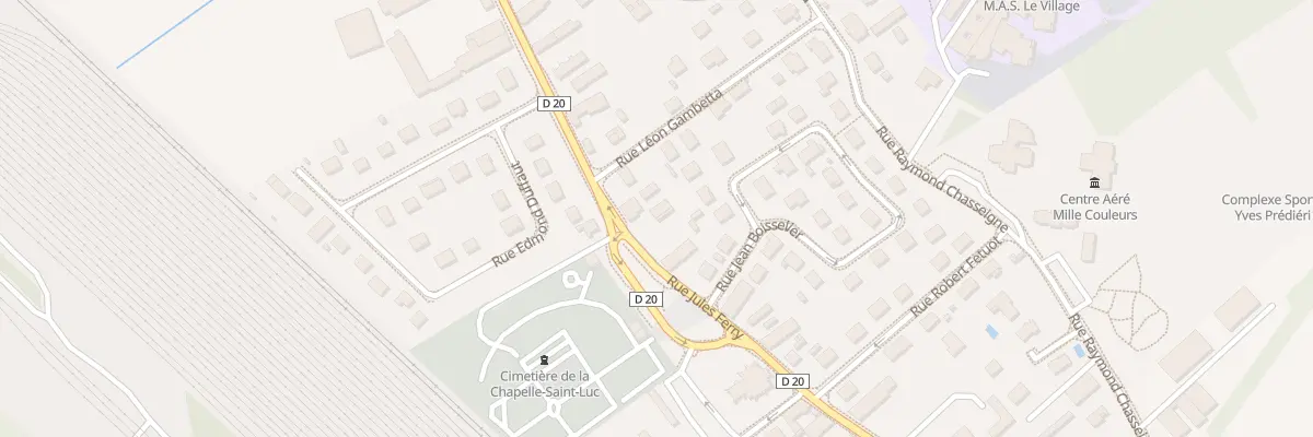Plan du 72 Rue Jules Ferry à La Chapelle-Saint-Luc