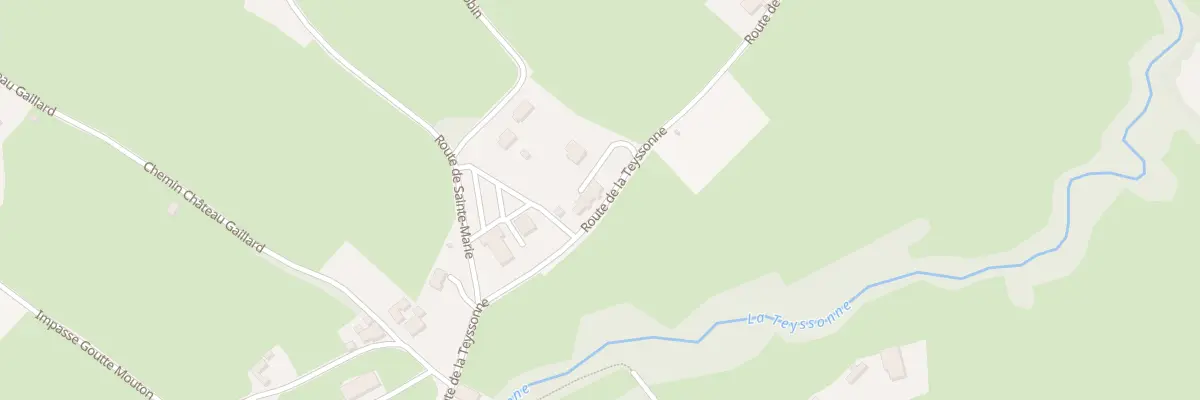 Plan du 5 Rte de la Teyssonne à La Bénisson-Dieu