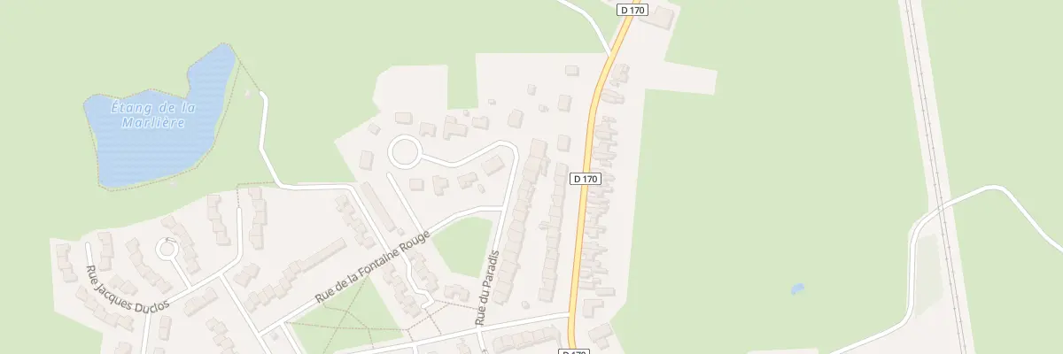Plan du 64 Rue du Paradis à Fourmies