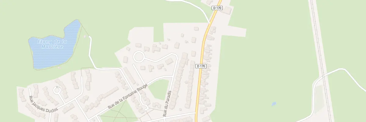 Plan du 66 Rue du Paradis à Fourmies