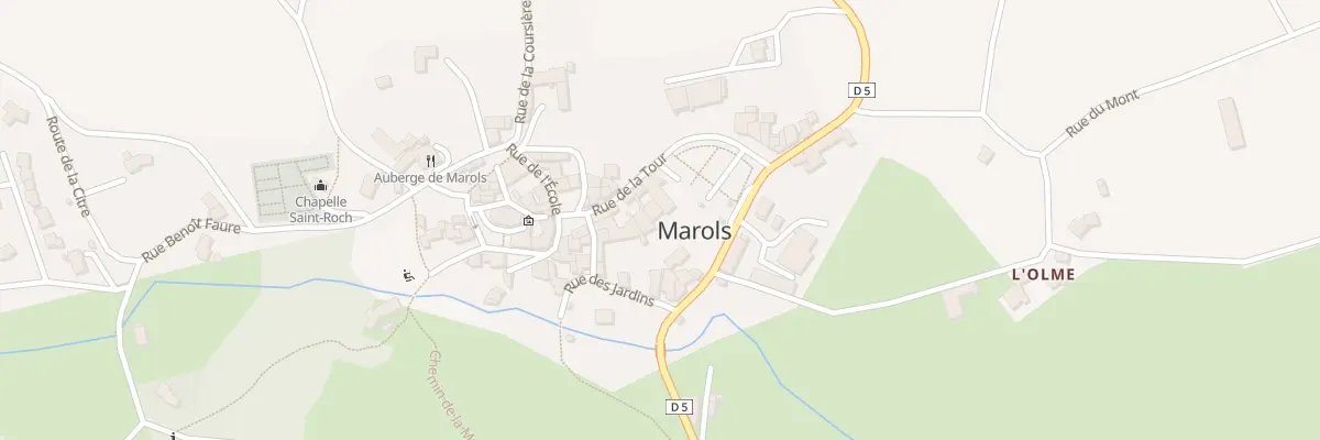 Plan du 10 Rue de la Tour à Marols