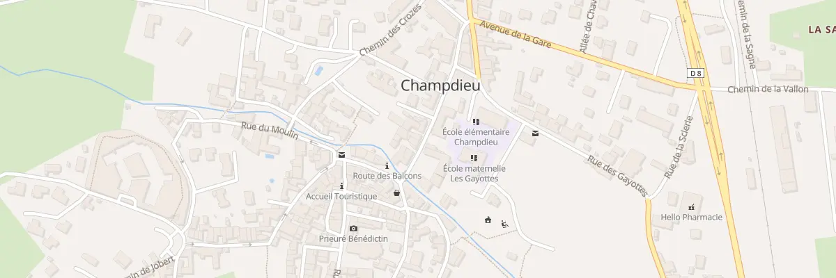 Plan du 51 Rue de la Mairie à Champdieu
