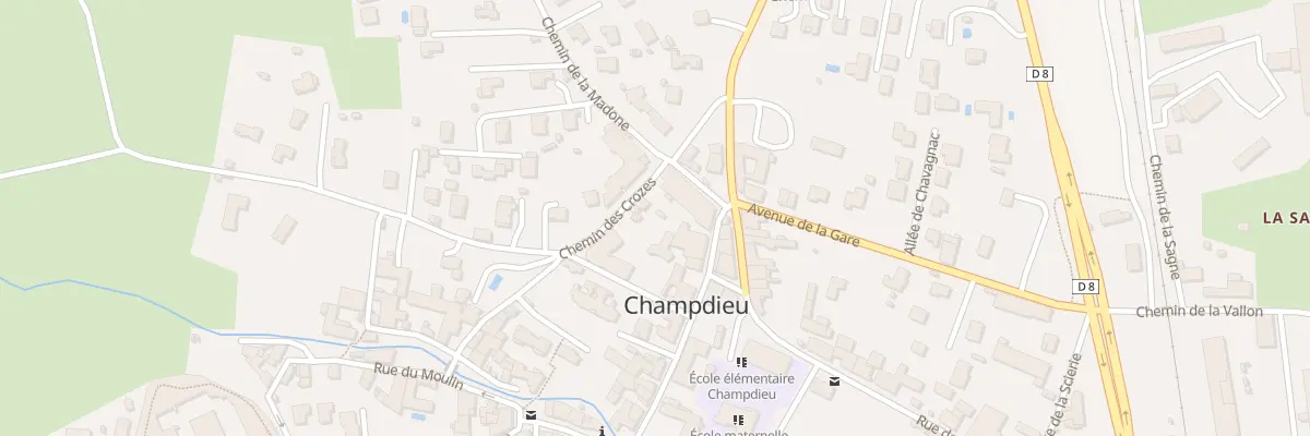 Plan du 37 Che des Crozes à Champdieu