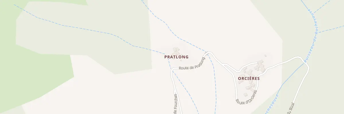 Plan du 5058 Pralong à Sablières