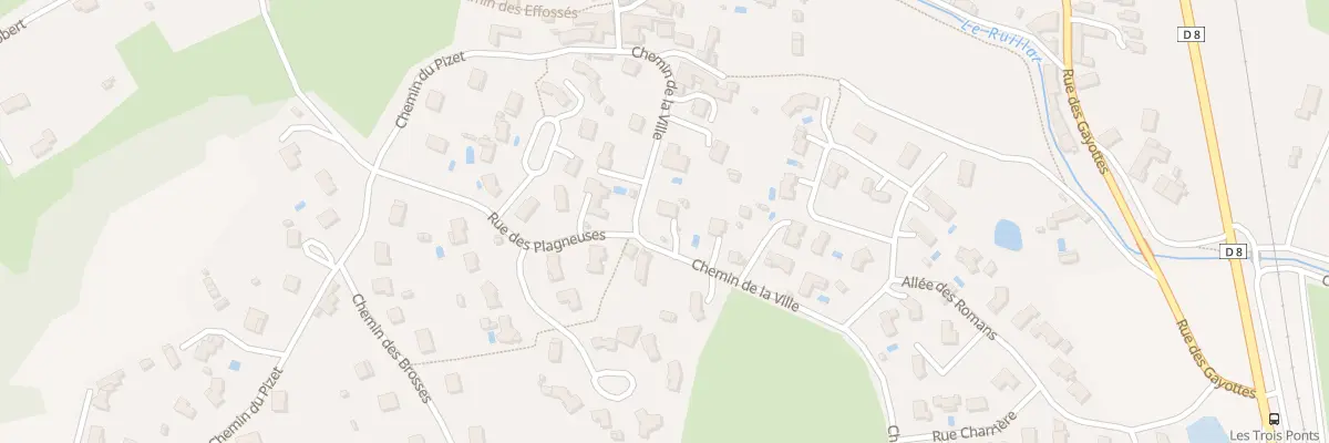 Plan du 202 Chemin de la Ville à Champdieu