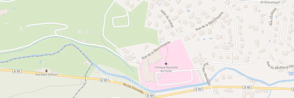 Plan du 50 Rue de la Blanchisserie à Montbrison