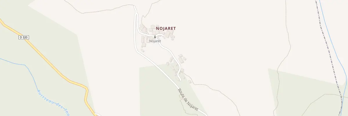 Plan du 5038 Nojaret à Bonnevaux