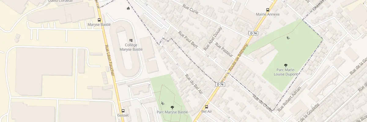 Plan du 88 Rue du Bel Air à Reims