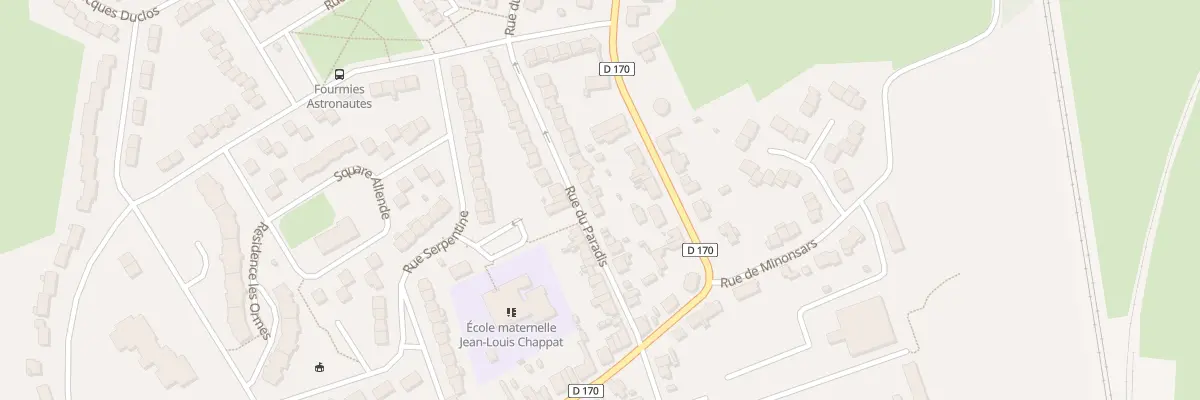 Plan du 18 Rue du Paradis à Fourmies