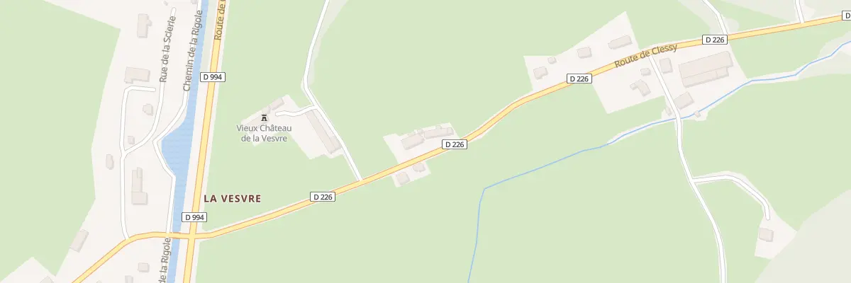 Plan du 5026 La Vesvre Ouest à Rigny-sur-Arroux