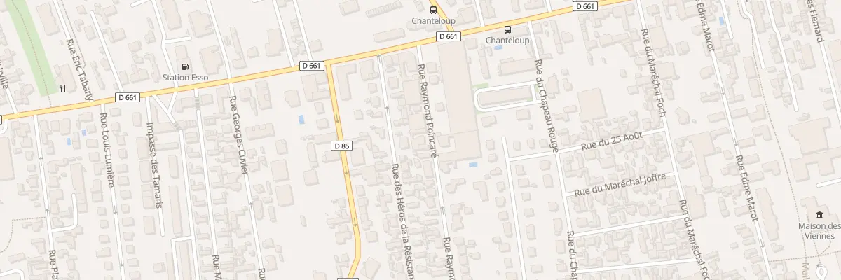 Plan du 10 Rue Raymond Poincare à Sainte-Savine