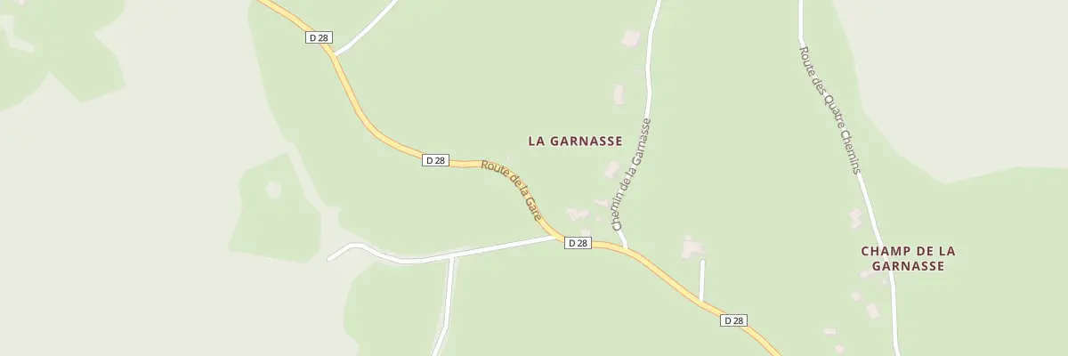 Plan du 735 Rte de la Gare à Saint-Julien-du-Pinet