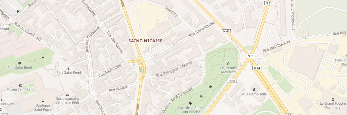 Plan du 23 Rue Saint-Jean Césarée à Reims