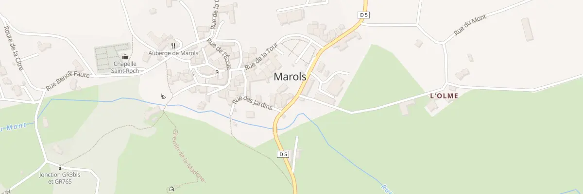 Plan du 104 Rte de Valinches à Marols