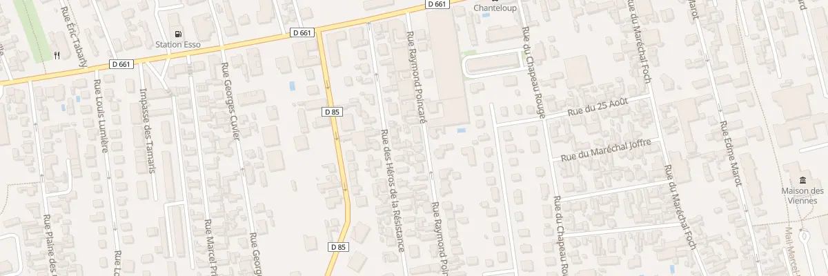 Plan du 16 Rue Raymond Poincare à Sainte-Savine
