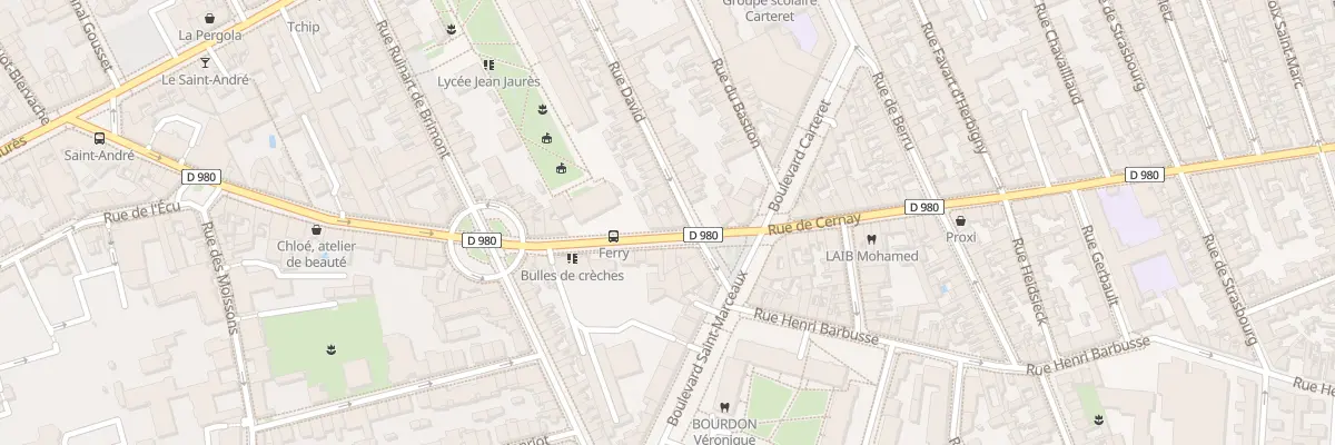 Plan du 51 Rue de Cernay à Reims