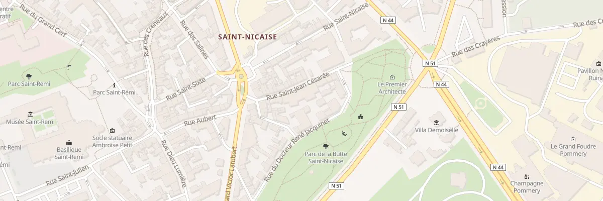 Plan du 14 Rue Saint-Jean Césarée à Reims